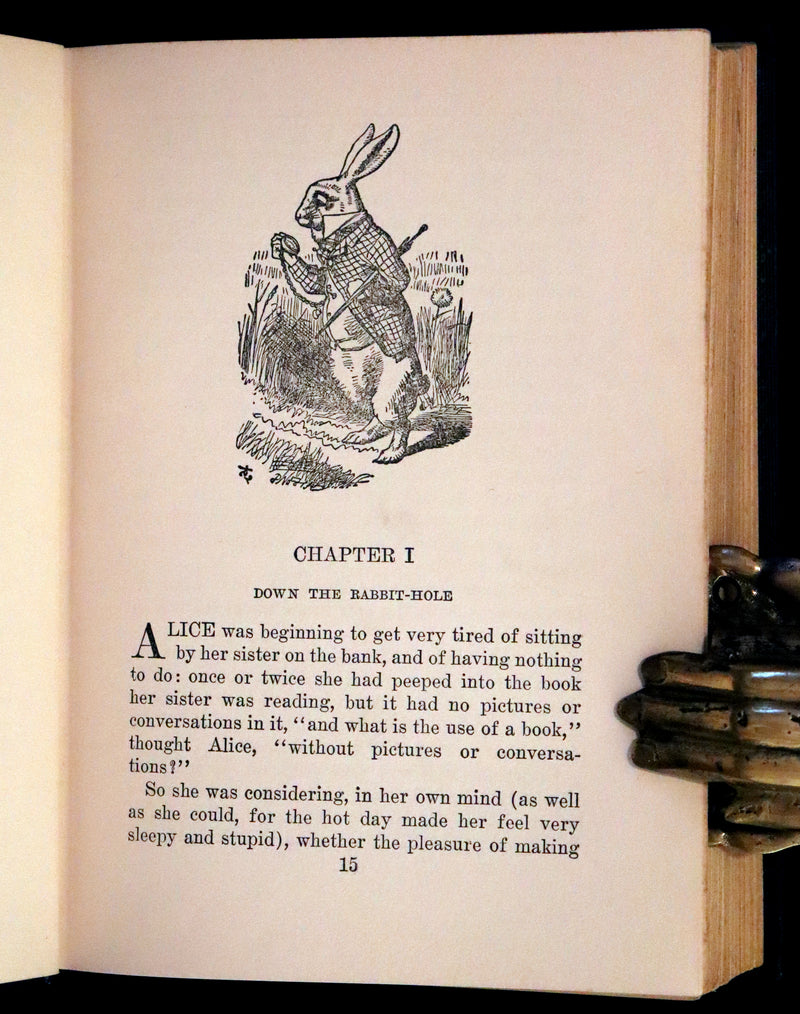 1925 Rare Edition - Alice's Adventures In Wonderland and Through The Looking-Glass illustrated by Eleonore Abbott.
