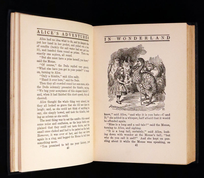 1925 Rare Edition - Alice's Adventures In Wonderland and Through The Looking-Glass illustrated by Eleonore Abbott.