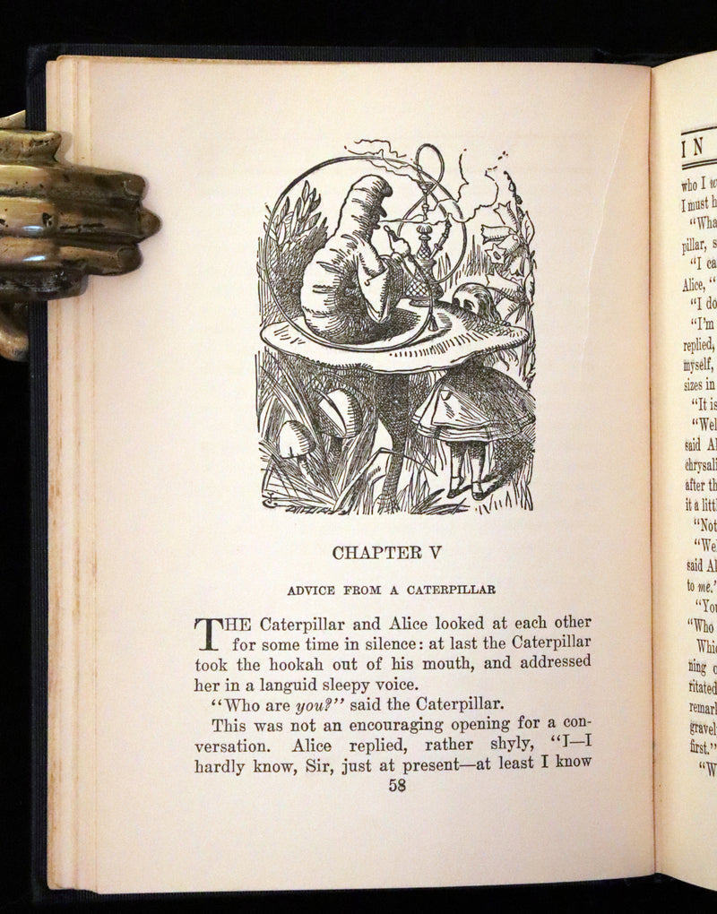 1925 Rare Edition - Alice's Adventures In Wonderland and Through The Looking-Glass illustrated by Eleonore Abbott.