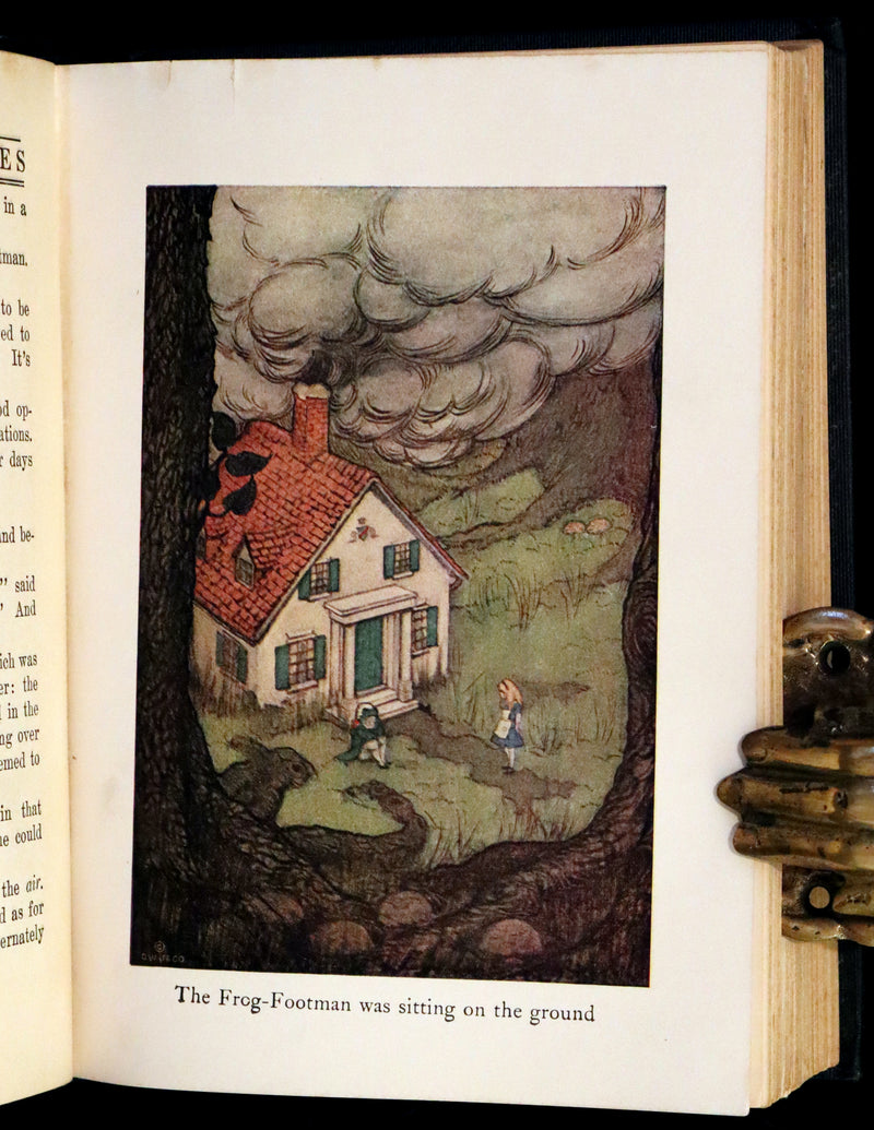 1925 Rare Edition - Alice's Adventures In Wonderland and Through The Looking-Glass illustrated by Eleonore Abbott.