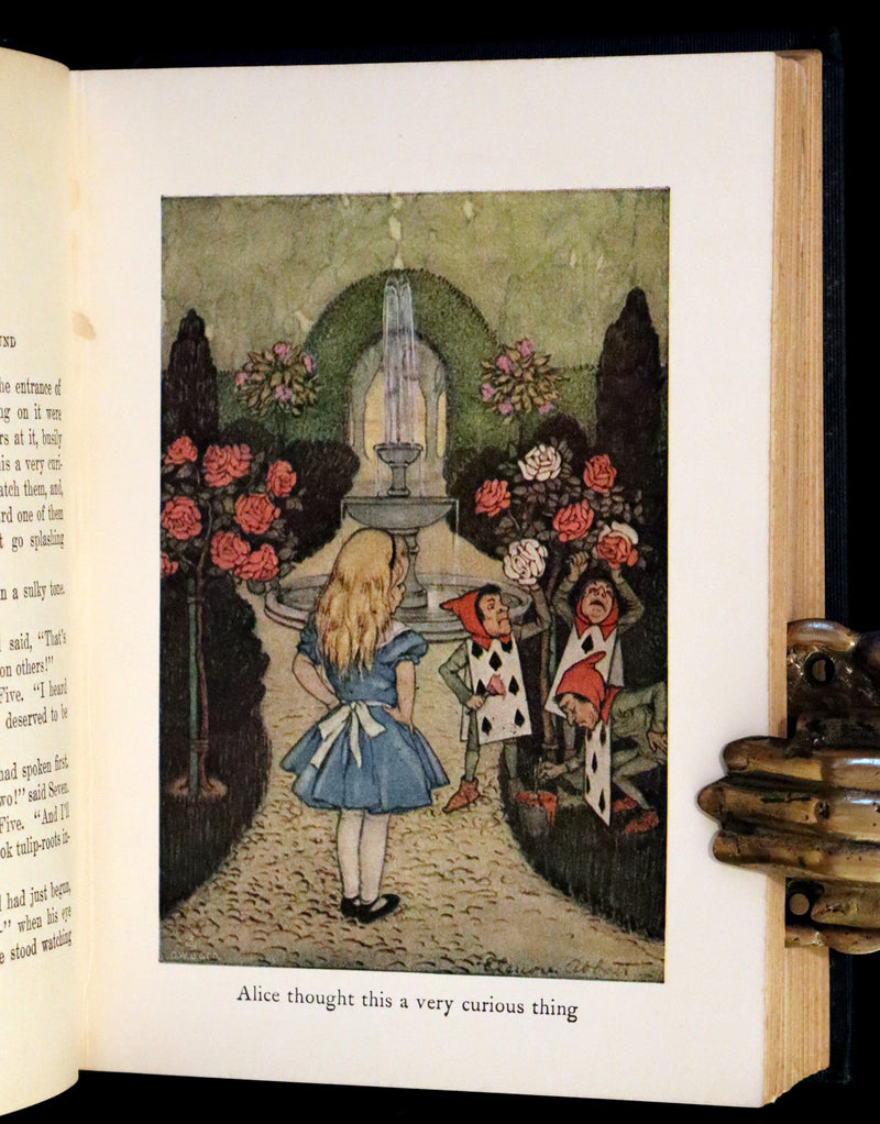 1925 Rare Edition - Alice's Adventures In Wonderland and Through The Looking-Glass illustrated by Eleonore Abbott.
