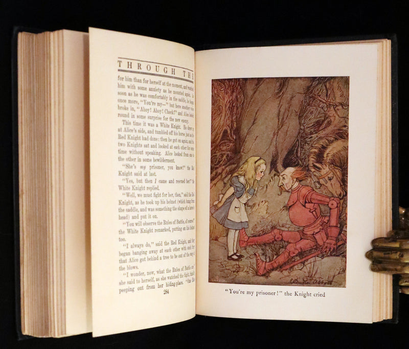 1925 Rare Edition - Alice's Adventures In Wonderland and Through The Looking-Glass illustrated by Eleonore Abbott.
