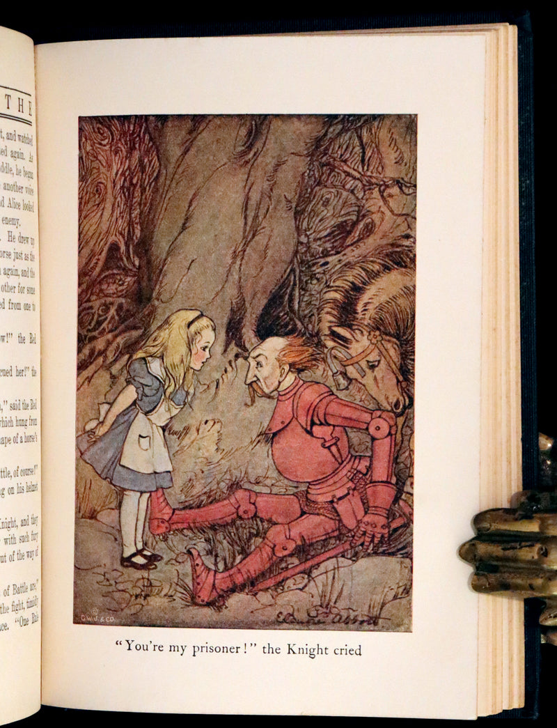 1925 Rare Edition - Alice's Adventures In Wonderland and Through The Looking-Glass illustrated by Eleonore Abbott.