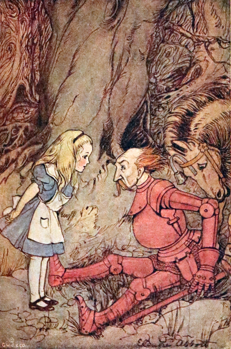 1925 Rare Edition - Alice's Adventures In Wonderland and Through The Looking-Glass illustrated by Eleonore Abbott.