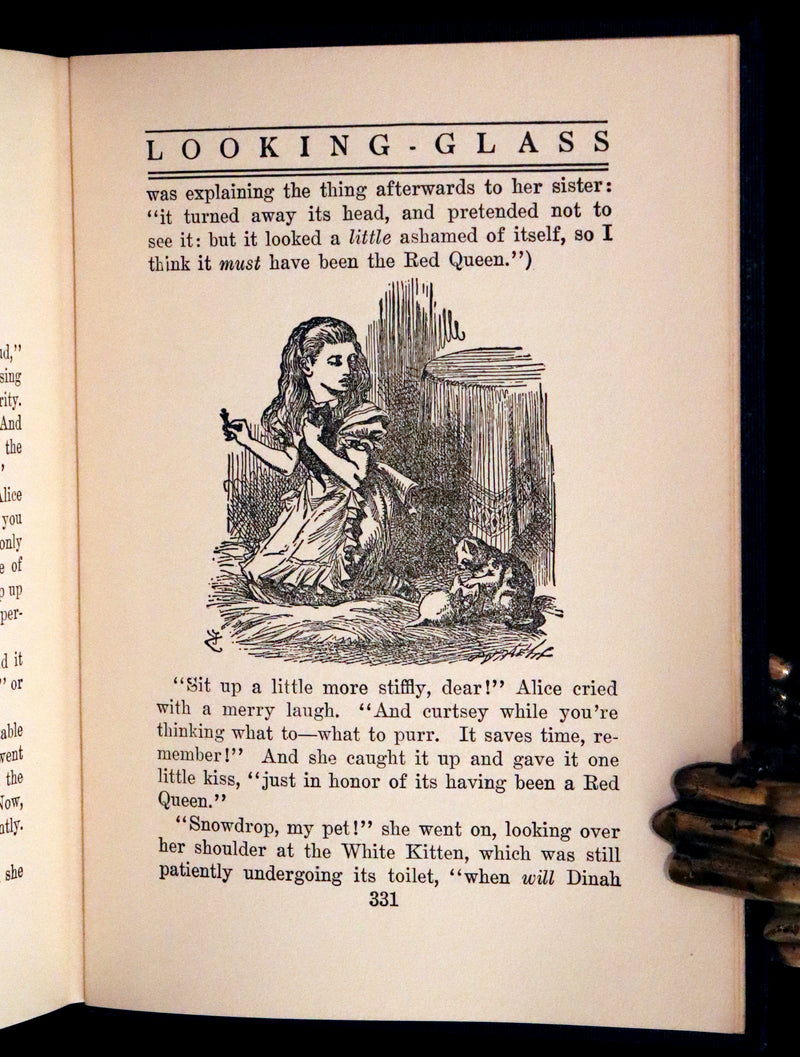 1925 Rare Edition - Alice's Adventures In Wonderland and Through The Looking-Glass illustrated by Eleonore Abbott.