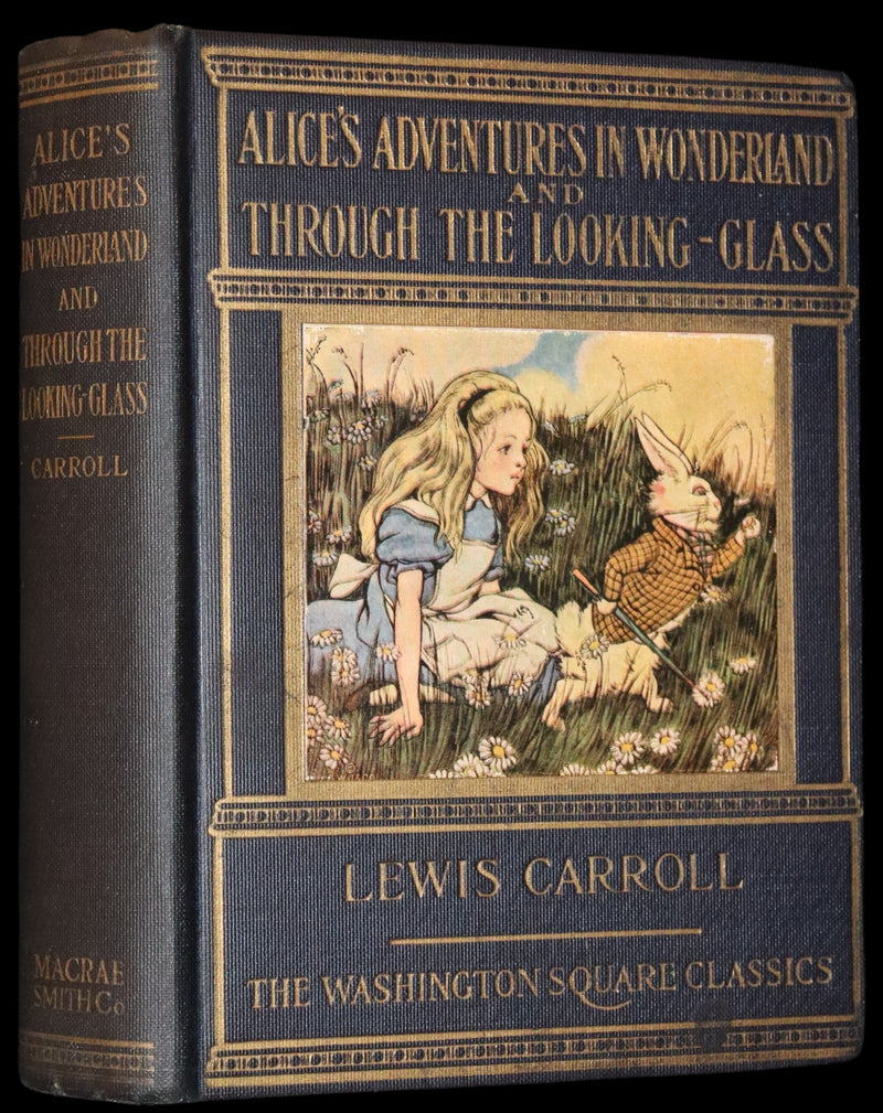 1925 Rare Edition - Alice's Adventures In Wonderland and Through The Looking-Glass illustrated by Eleonore Abbott.