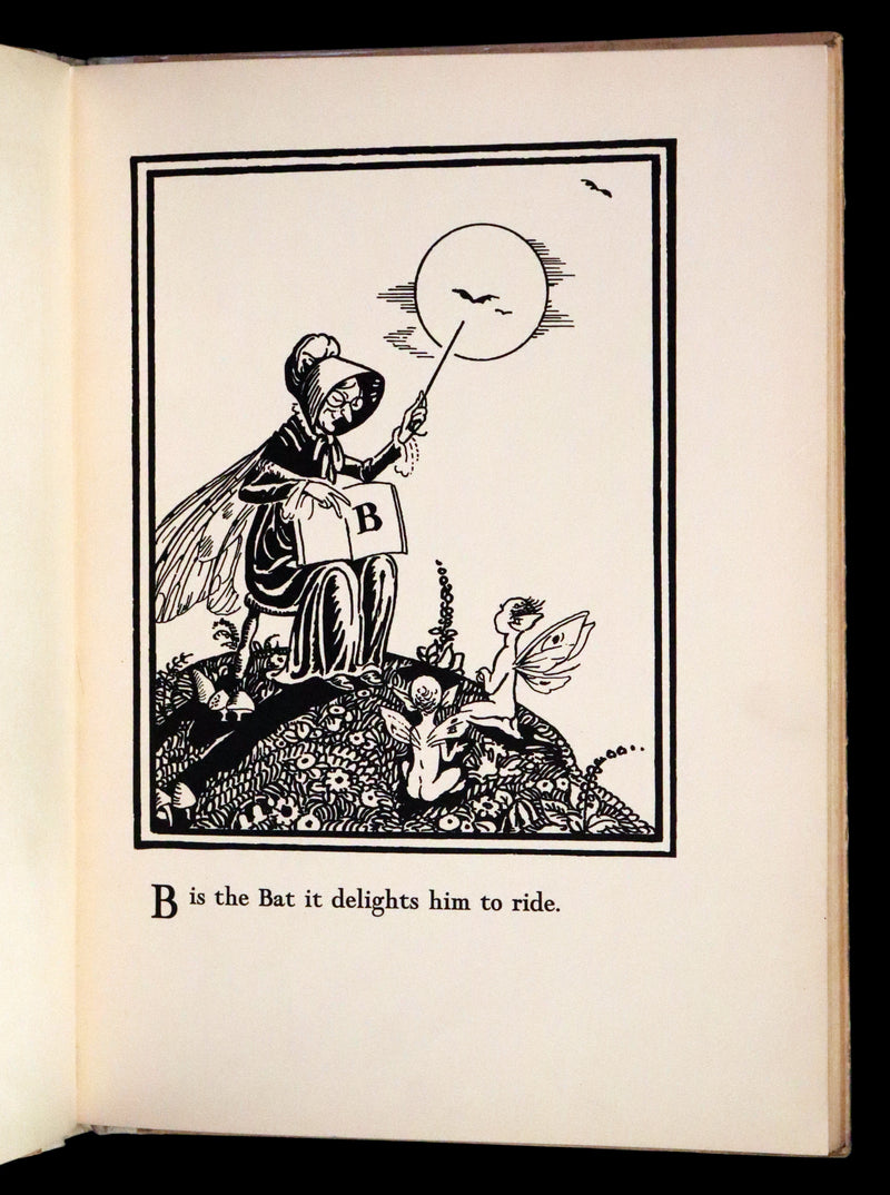 1933 Scarce First Edition - The Fairy Alphabet as Used by Merlin illustrated by Elizabeth MacKinstry.