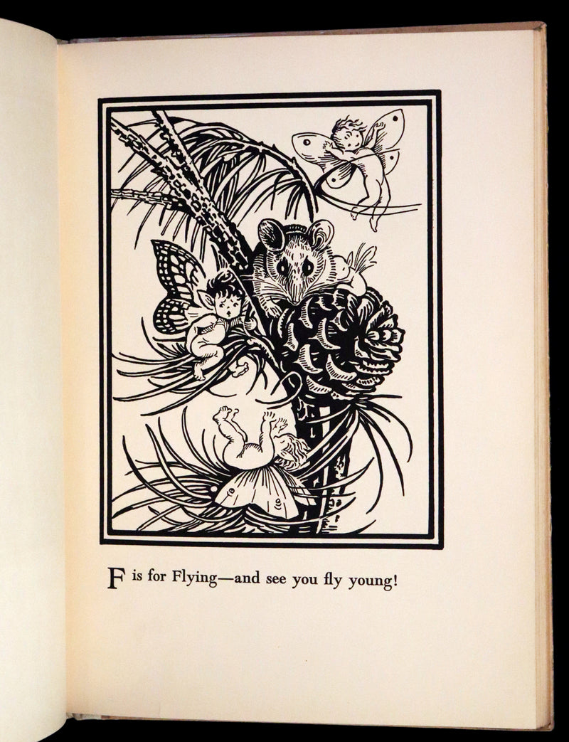 1933 Scarce First Edition - The Fairy Alphabet as Used by Merlin illustrated by Elizabeth MacKinstry.