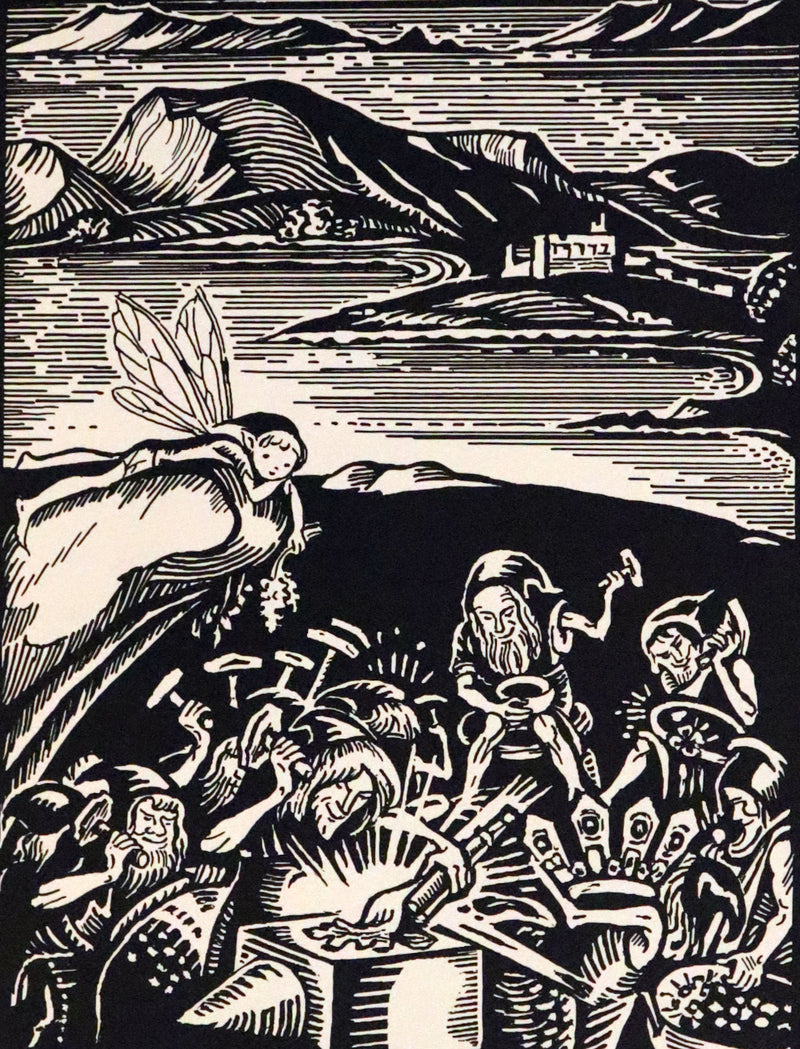 1933 Scarce First Edition - The Fairy Alphabet as Used by Merlin illustrated by Elizabeth MacKinstry.