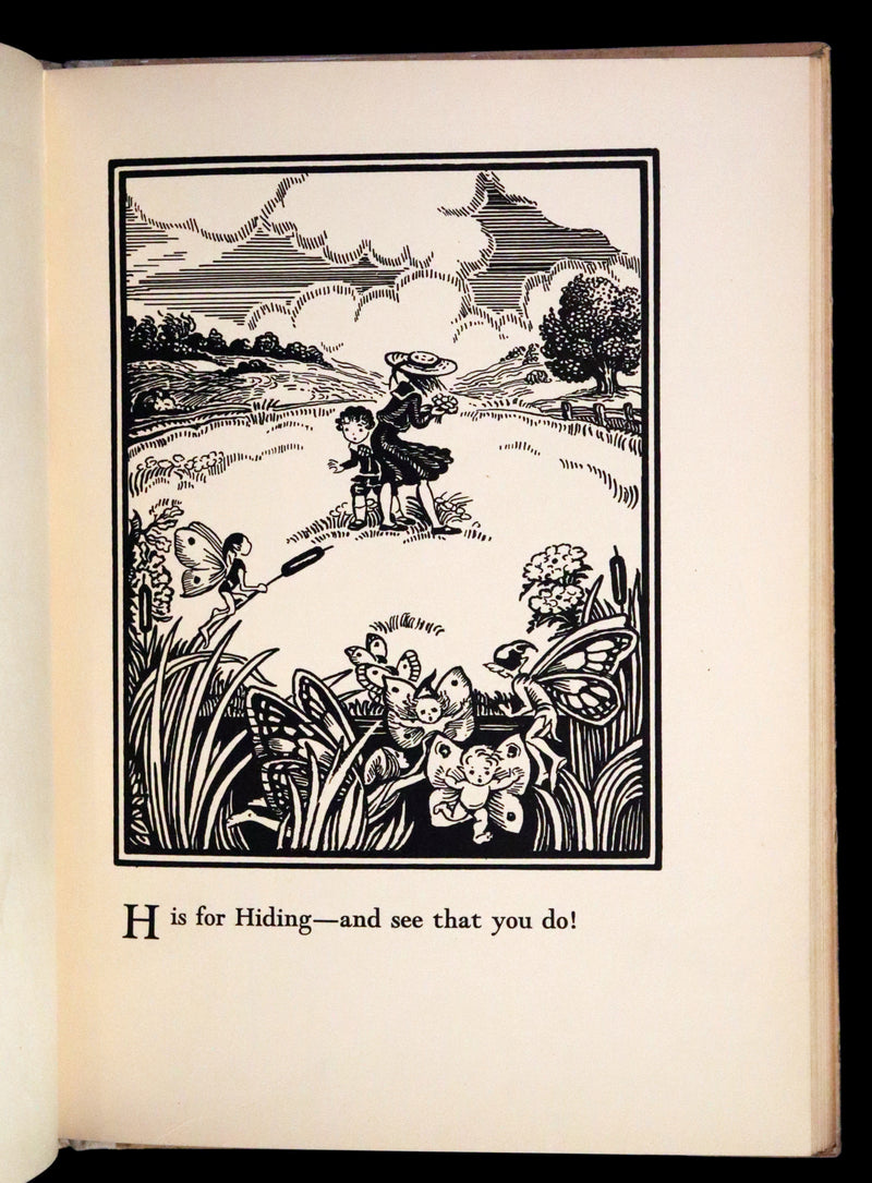 1933 Scarce First Edition - The Fairy Alphabet as Used by Merlin illustrated by Elizabeth MacKinstry.