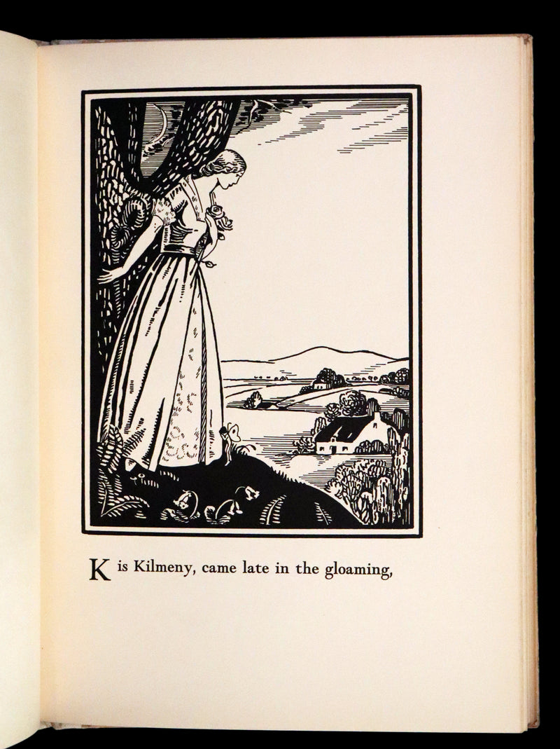 1933 Scarce First Edition - The Fairy Alphabet as Used by Merlin illustrated by Elizabeth MacKinstry.