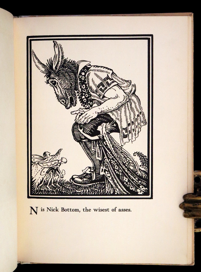 1933 Scarce First Edition - The Fairy Alphabet as Used by Merlin illustrated by Elizabeth MacKinstry.