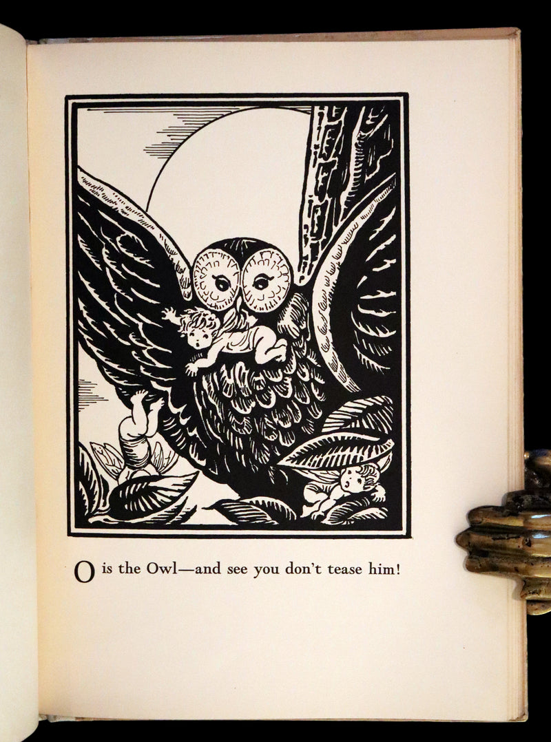 1933 Scarce First Edition - The Fairy Alphabet as Used by Merlin illustrated by Elizabeth MacKinstry.