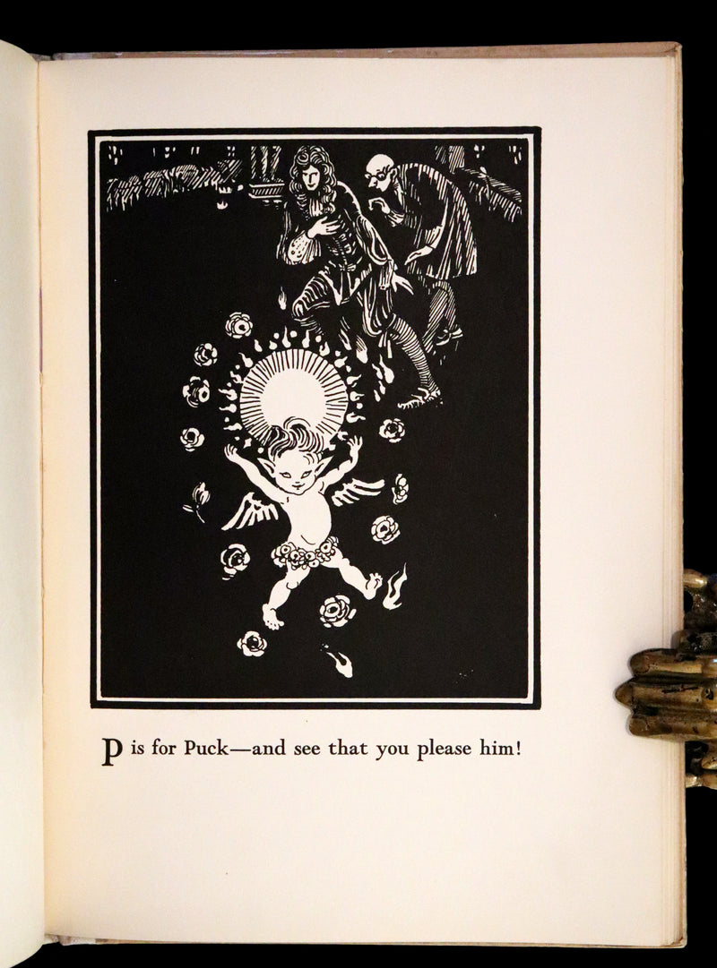 1933 Scarce First Edition - The Fairy Alphabet as Used by Merlin illustrated by Elizabeth MacKinstry.