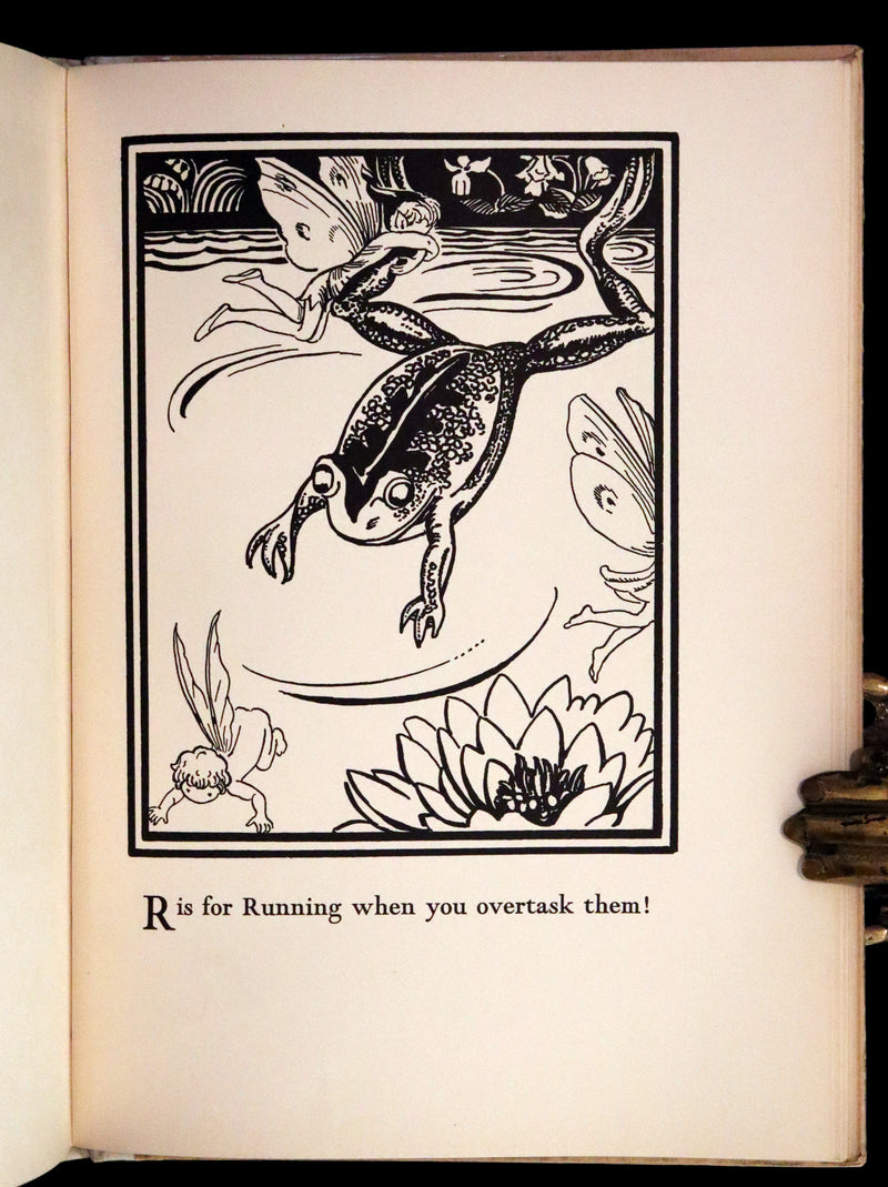1933 Scarce First Edition - The Fairy Alphabet as Used by Merlin illustrated by Elizabeth MacKinstry.