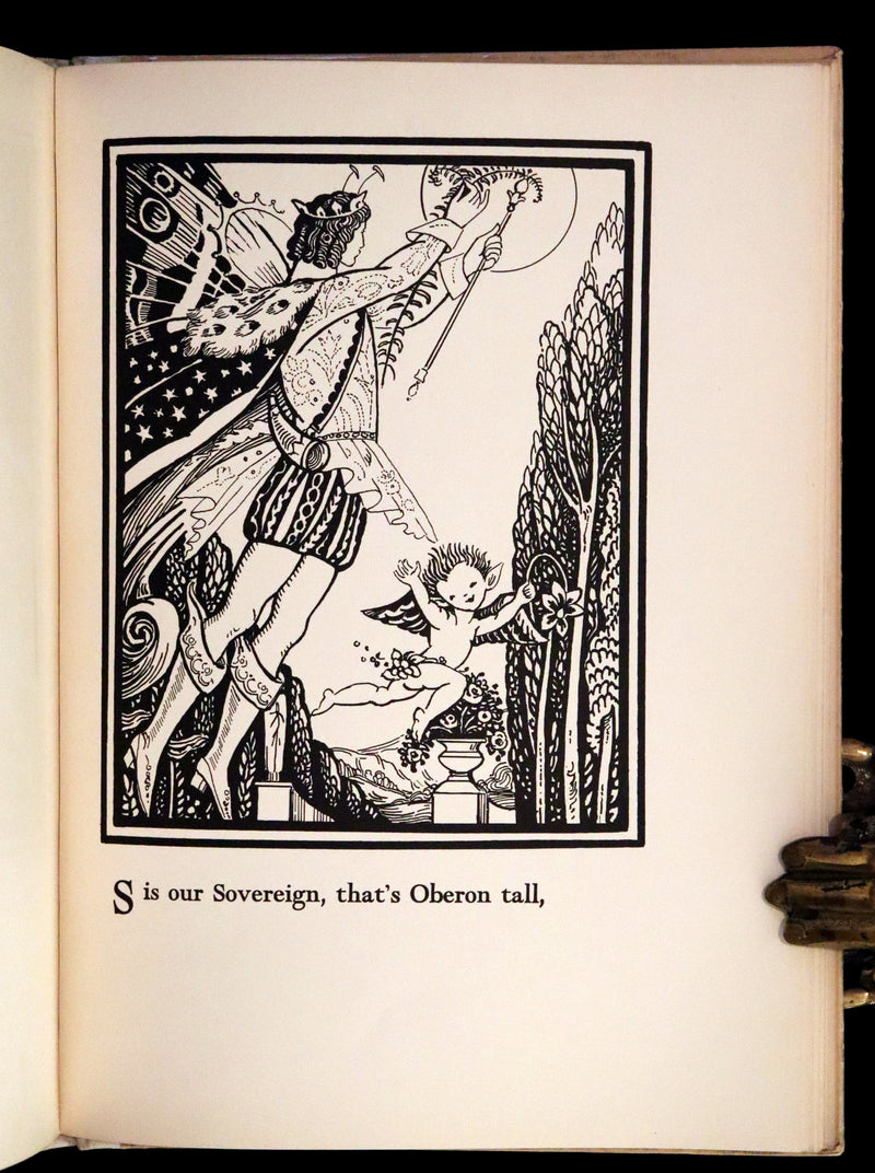 1933 Scarce First Edition - The Fairy Alphabet as Used by Merlin illustrated by Elizabeth MacKinstry.