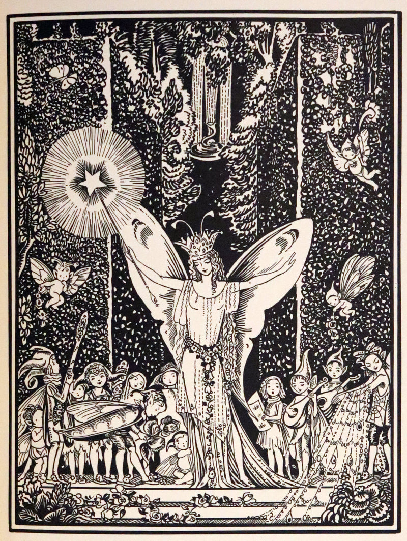 1933 Scarce First Edition - The Fairy Alphabet as Used by Merlin illustrated by Elizabeth MacKinstry.