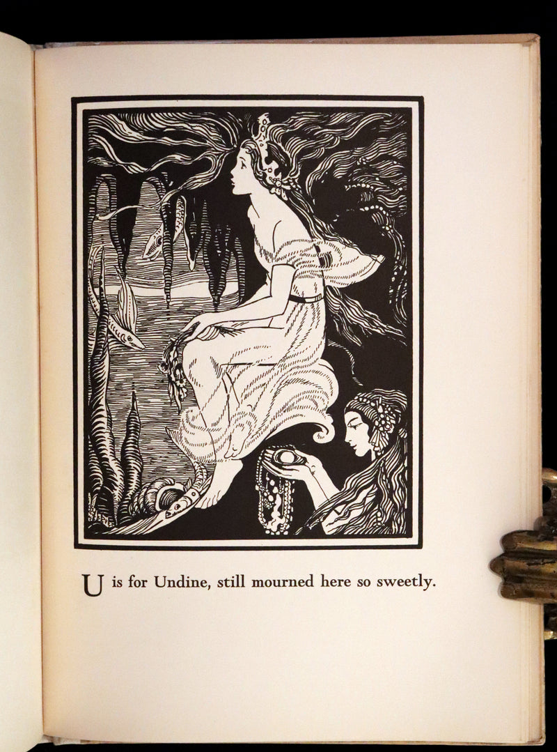 1933 Scarce First Edition - The Fairy Alphabet as Used by Merlin illustrated by Elizabeth MacKinstry.