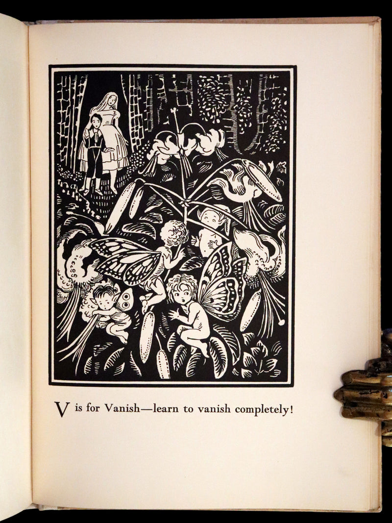 1933 Scarce First Edition - The Fairy Alphabet as Used by Merlin illustrated by Elizabeth MacKinstry.