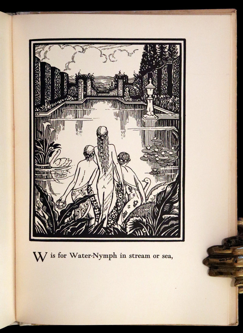 1933 Scarce First Edition - The Fairy Alphabet as Used by Merlin illustrated by Elizabeth MacKinstry.