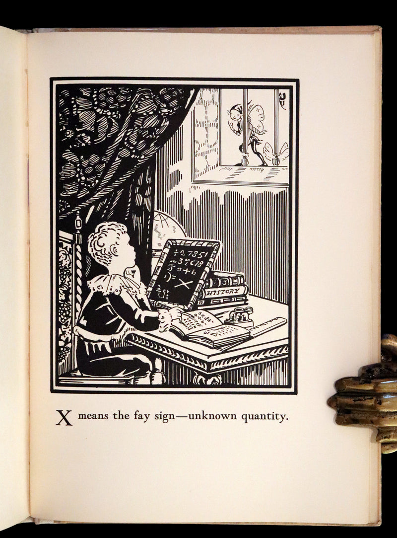 1933 Scarce First Edition - The Fairy Alphabet as Used by Merlin illustrated by Elizabeth MacKinstry.