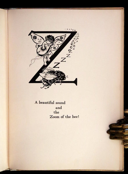 1933 Scarce First Edition - The Fairy Alphabet as Used by Merlin illustrated by Elizabeth MacKinstry.