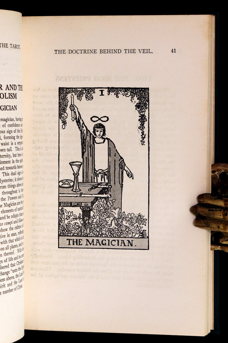 1918 Rare First Edition - The Illustrated KEY to the TAROT, The Veil of Divination by de Laurence.