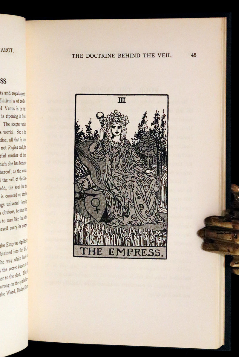 1918 Rare First Edition - The Illustrated KEY to the TAROT, The Veil of Divination by de Laurence.