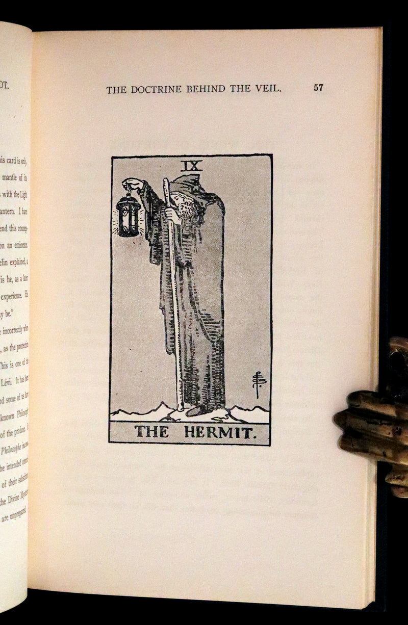 1918 Rare First Edition - The Illustrated KEY to the TAROT, The Veil of Divination by de Laurence.