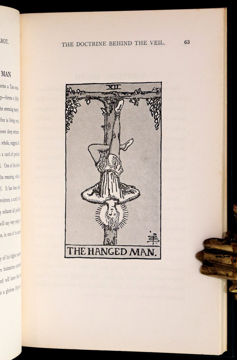 1918 Rare First Edition - The Illustrated KEY to the TAROT, The Veil of Divination by de Laurence.