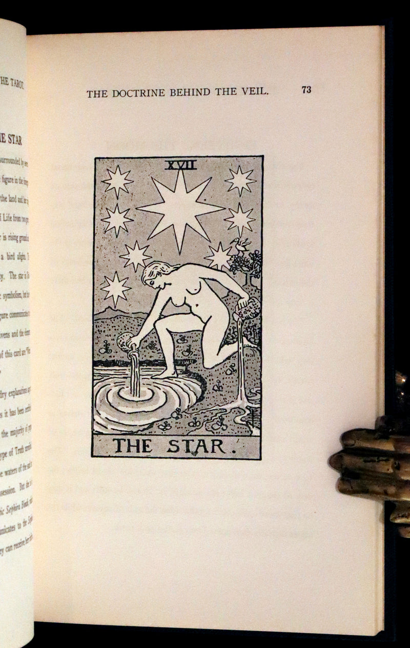 1918 Rare First Edition - The Illustrated KEY to the TAROT, The Veil of Divination by de Laurence.
