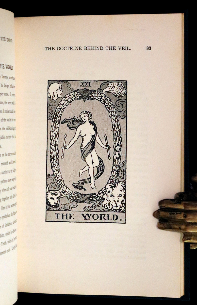 1918 Rare First Edition - The Illustrated KEY to the TAROT, The Veil of Divination by de Laurence.