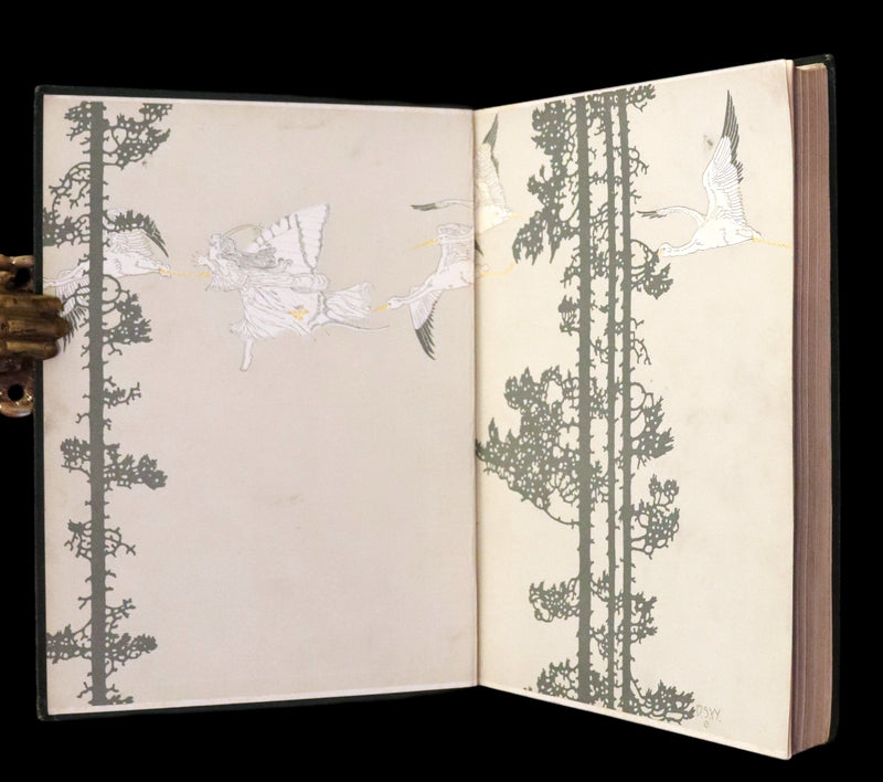 1914 Scarce First Edition - FAIRY TALES from Hans Christian Andersen illustrated by Dugald Stewart Walker.
