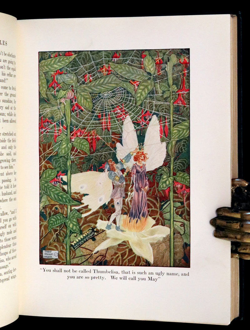 1914 Scarce First Edition - FAIRY TALES from Hans Christian Andersen illustrated by Dugald Stewart Walker.