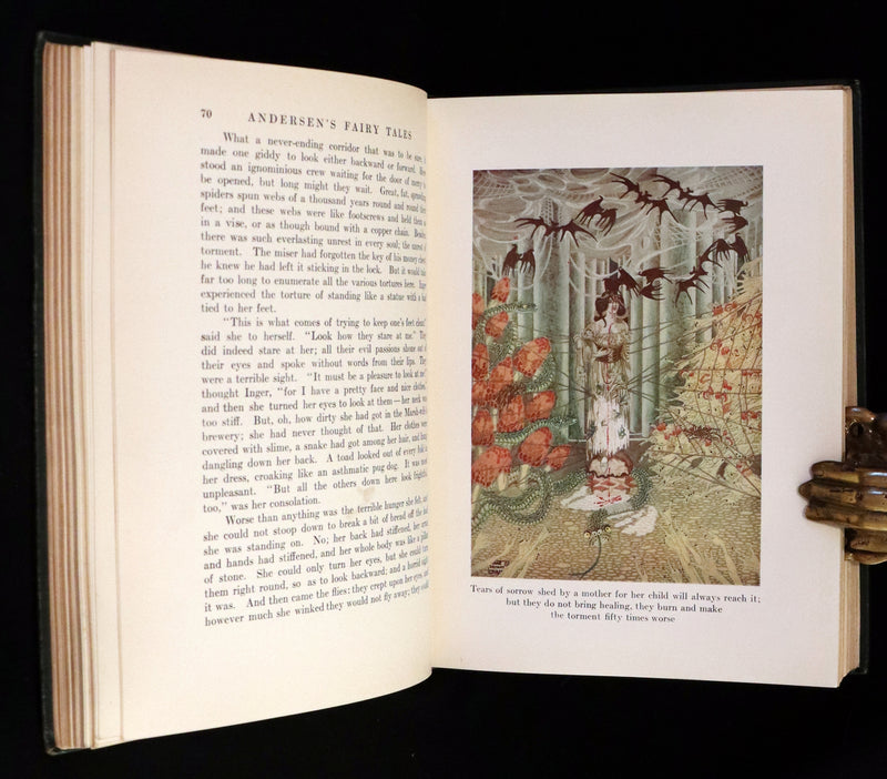 1914 Scarce First Edition - FAIRY TALES from Hans Christian Andersen illustrated by Dugald Stewart Walker.