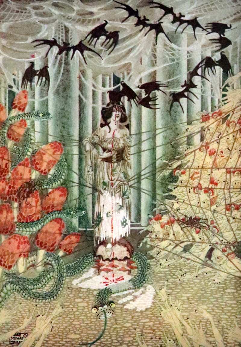 1914 Scarce First Edition - FAIRY TALES from Hans Christian Andersen illustrated by Dugald Stewart Walker.