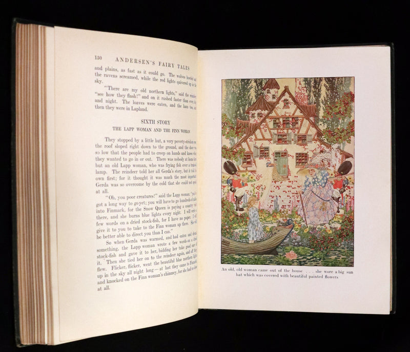 1914 Scarce First Edition - FAIRY TALES from Hans Christian Andersen illustrated by Dugald Stewart Walker.