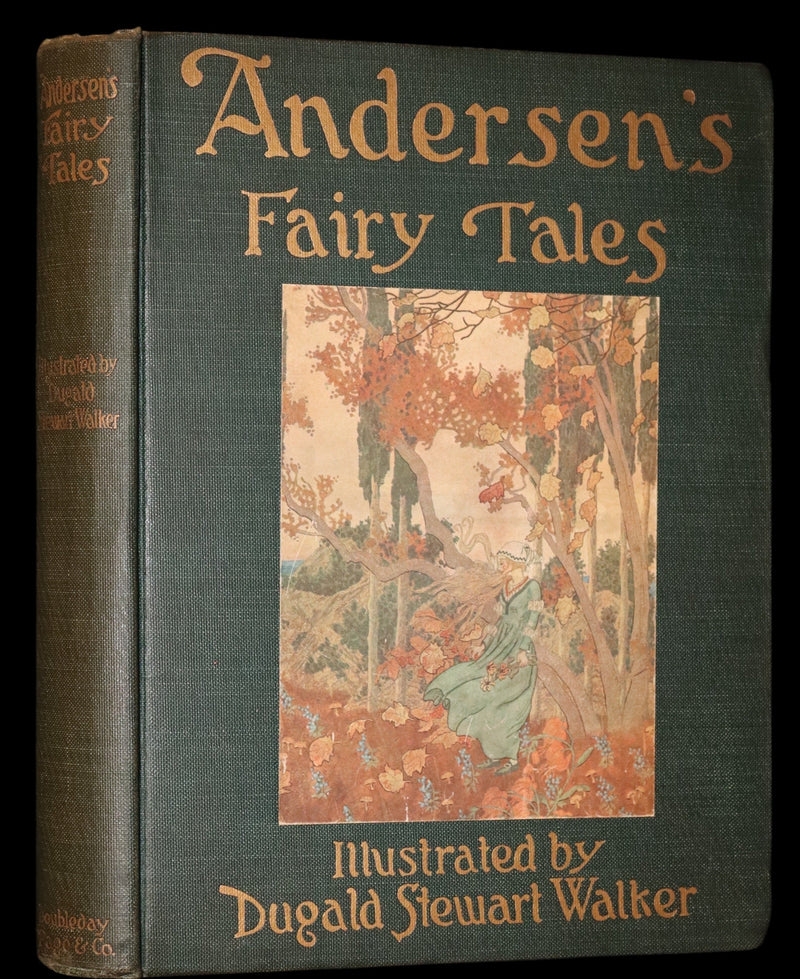 1914 Scarce First Edition - FAIRY TALES from Hans Christian Andersen illustrated by Dugald Stewart Walker.