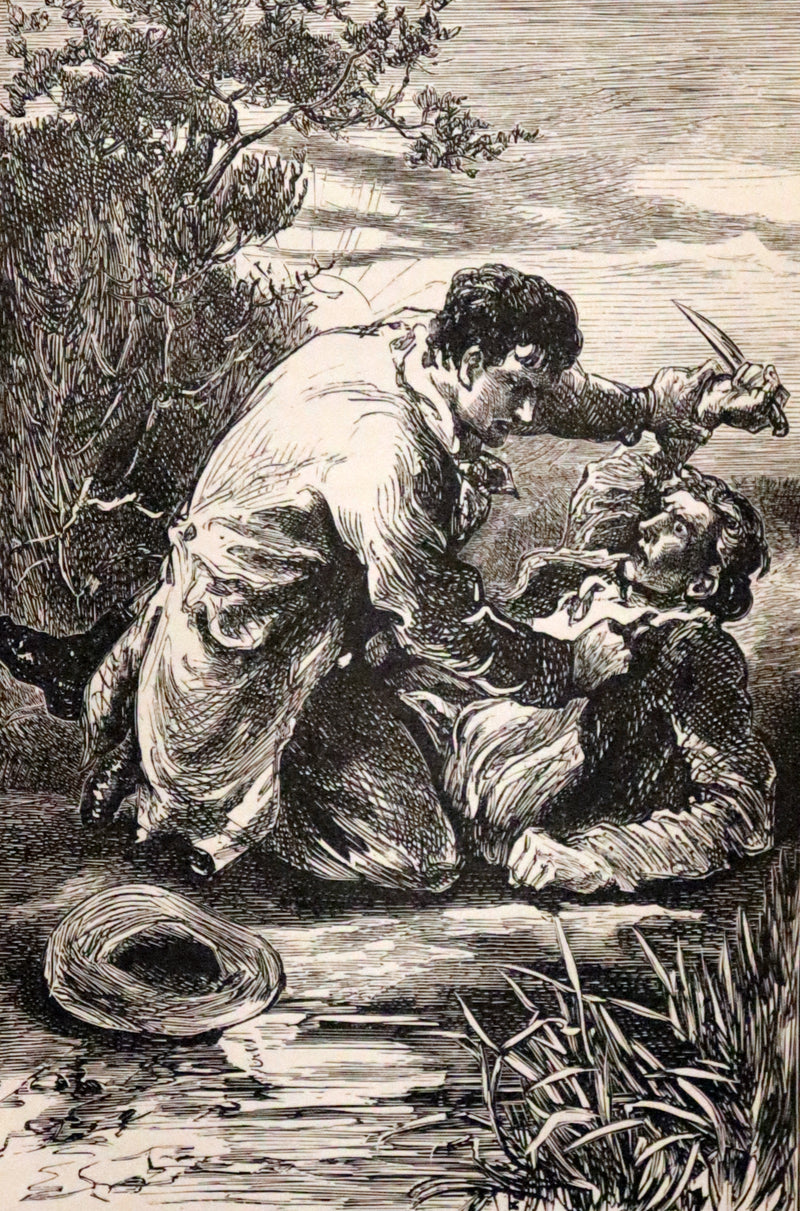 1885 Rare Victorian Book - Les MISERABLES by Victor Hugo. Illustrated.