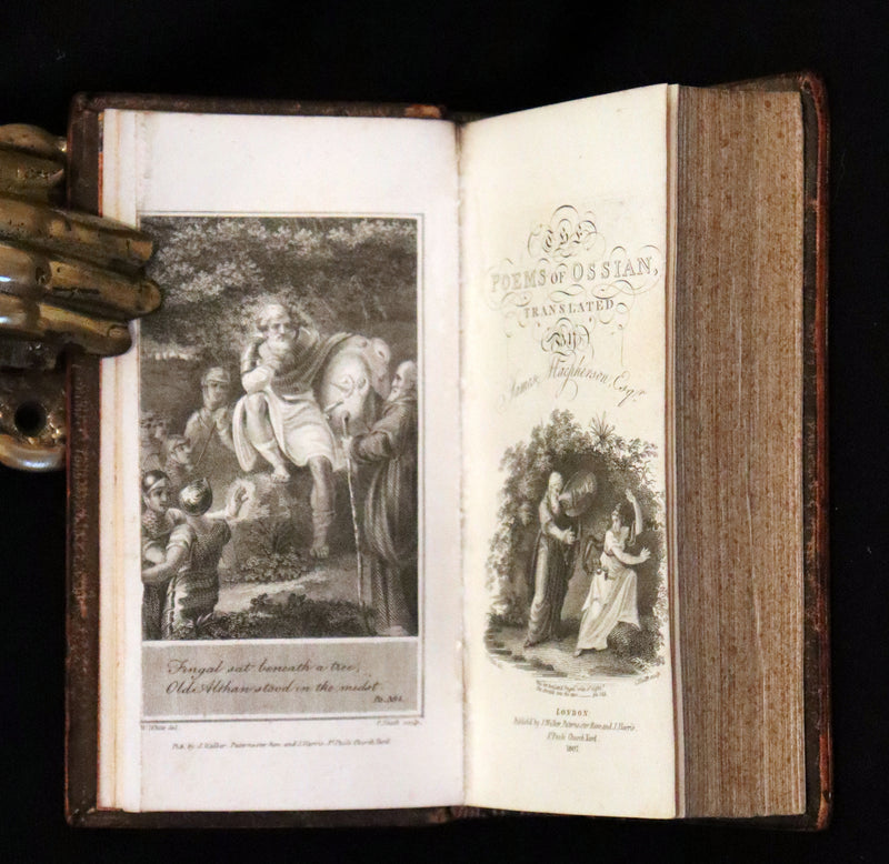 1807 Rare Book - The POEMS of OSSIAN by James Macpherson. Gaelic mythology.