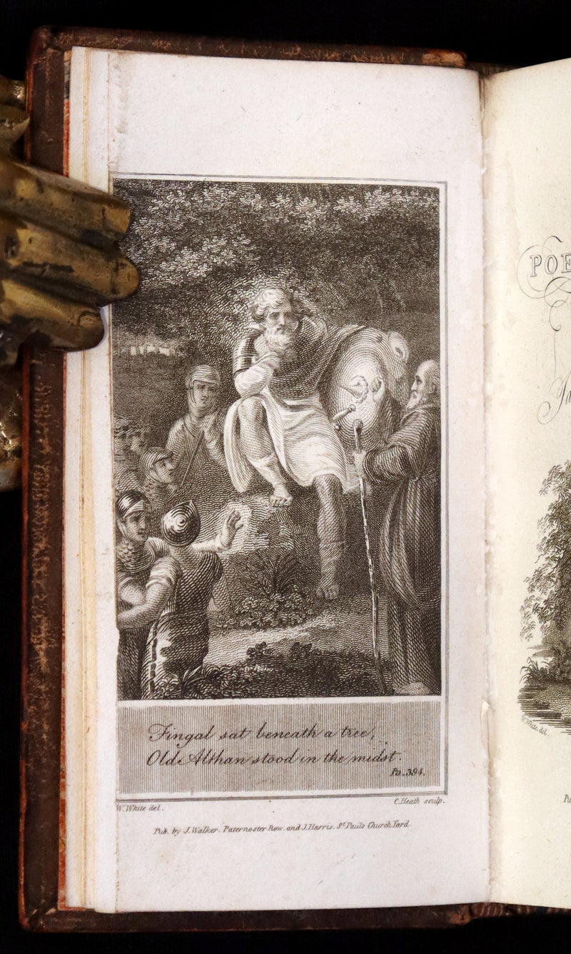 1807 Rare Book - The POEMS of OSSIAN by James Macpherson. Gaelic mythology.