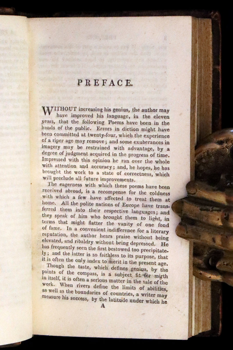 1807 Rare Book - The POEMS of OSSIAN by James Macpherson. Gaelic mythology.