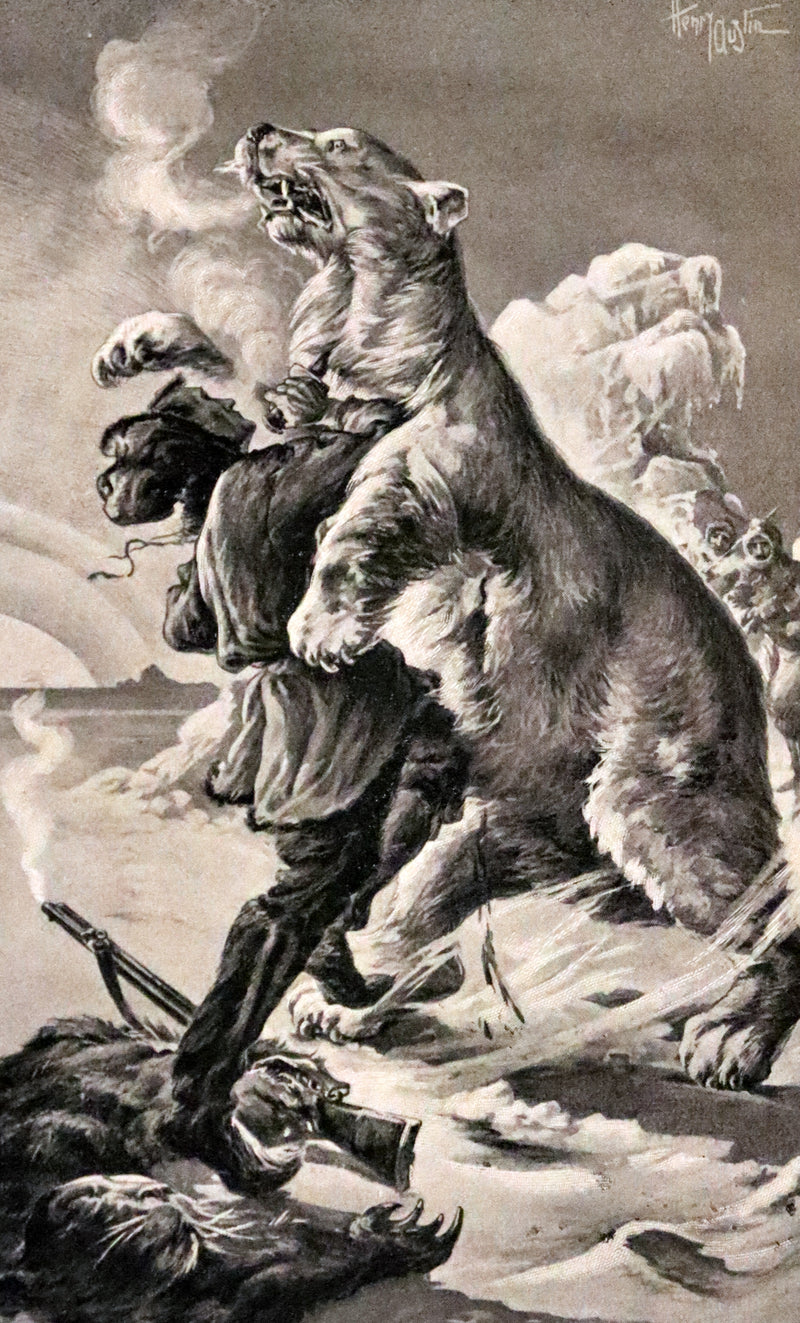 1910 Rare Book - JULES VERNE - The Adventures of Captain Hatteras, Containing 'The English at the North Pole' and 'The Ice Desert'