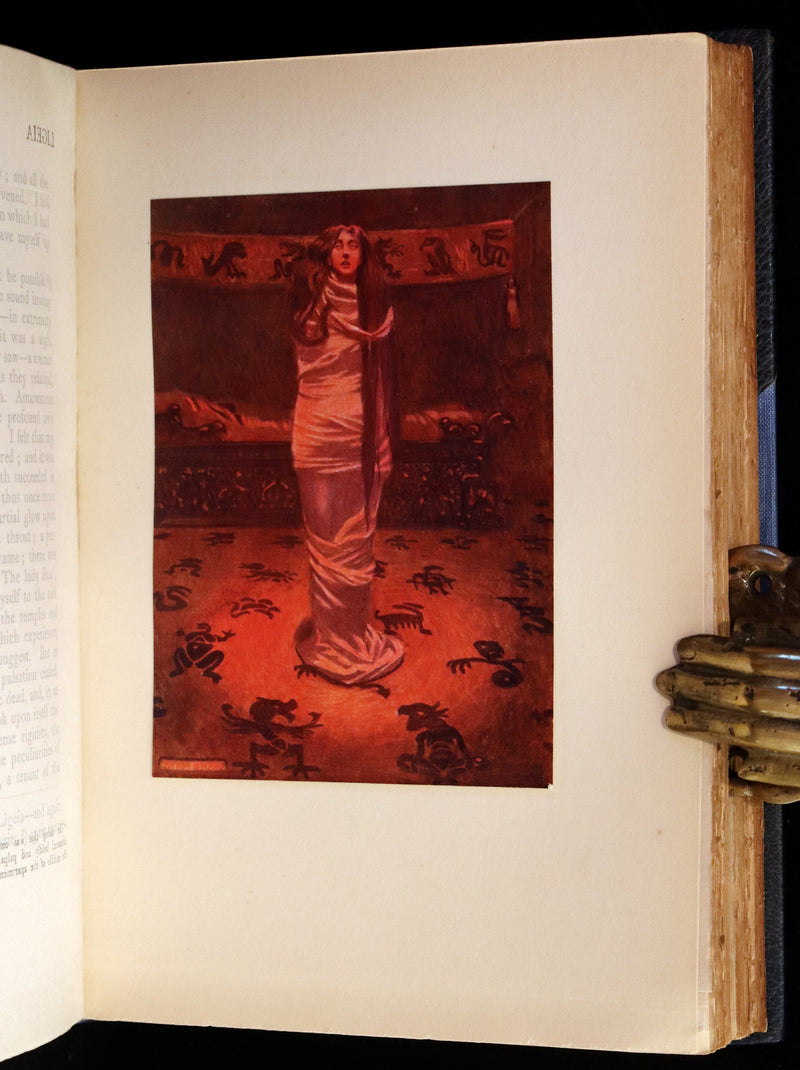 1909 Rare 1stED bound by Bayntun - Edgar Allan Poe Selected TALES OF MYSTERY illustrated by BYAM SHAW.
