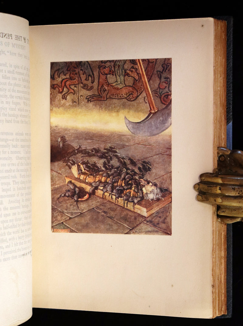 1909 Rare 1stED bound by Bayntun - Edgar Allan Poe Selected TALES OF MYSTERY illustrated by BYAM SHAW.