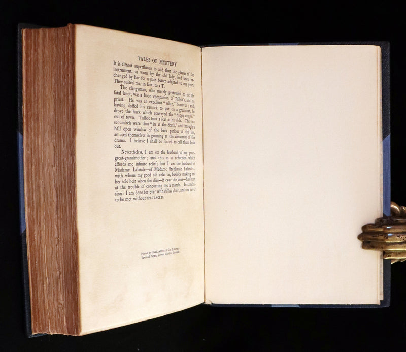 1909 Rare 1stED bound by Bayntun - Edgar Allan Poe Selected TALES OF MYSTERY illustrated by BYAM SHAW.