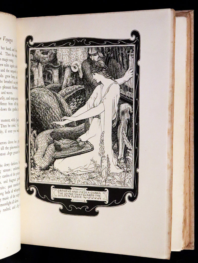 1896 Rare First Edition - The BOOK of WONDER VOYAGES by Joseph Jacobs Illustrated by J.D. Batten.