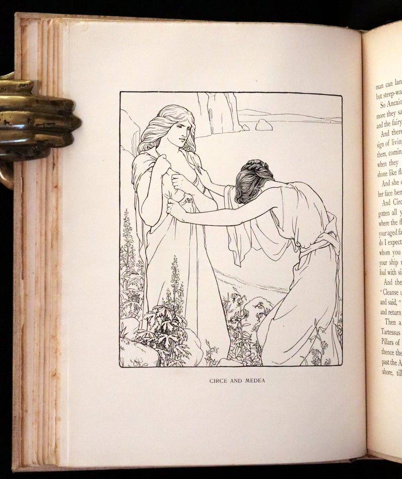 1896 Rare First Edition - The BOOK of WONDER VOYAGES by Joseph Jacobs Illustrated by J.D. Batten.