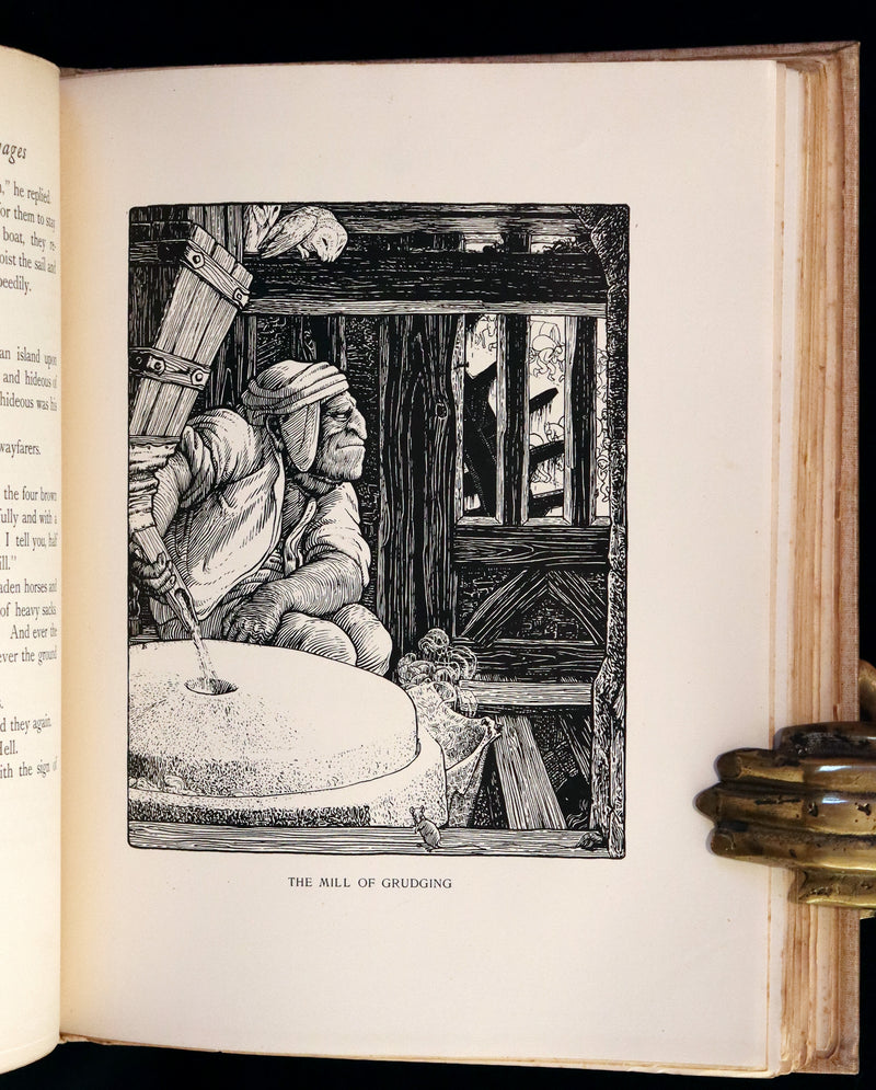 1896 Rare First Edition - The BOOK of WONDER VOYAGES by Joseph Jacobs Illustrated by J.D. Batten.