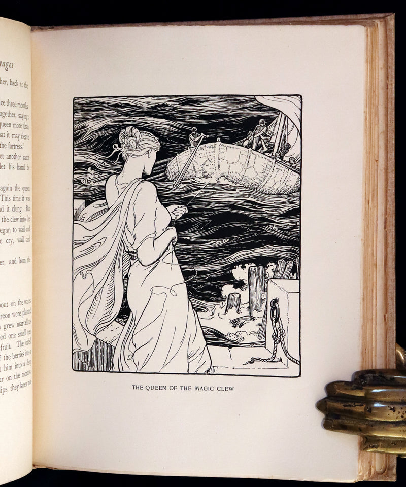 1896 Rare First Edition - The BOOK of WONDER VOYAGES by Joseph Jacobs Illustrated by J.D. Batten.